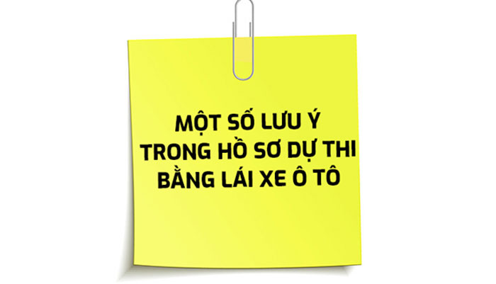 thi bằng lái b2 - lưu ý