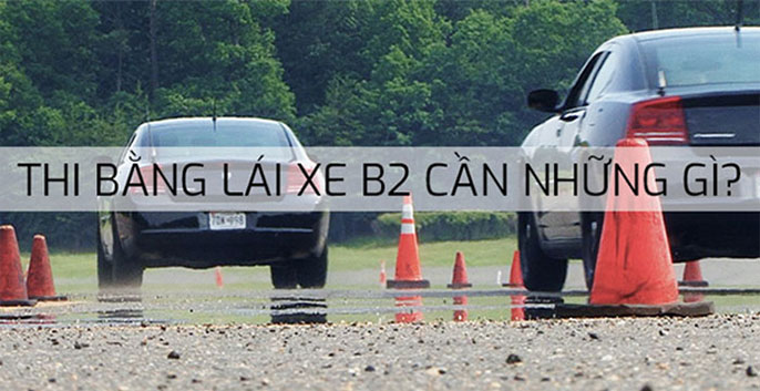 thi bằng lái b2